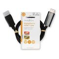 nedis ccgl37100bk20 displayport cable displayport male hdmi connector 1080p 200m black extra photo 2