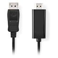 nedis ccgl37200bk10 displayport cable displayport male dvi d 24 1 pin male 100m black extra photo 1