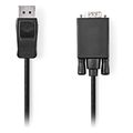 nedis ccgl37400bk10 mini displayport 12 cable mini displayport male displayport male 100m black extra photo 1