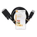 nedis ccgl37400bk10 mini displayport 12 cable mini displayport male displayport male 100m black extra photo 2
