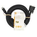 nedis ccgl59100bk50 vga cable vga male vga female 500m black extra photo 2