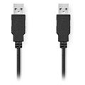 nedis ccgl60000bk50 usb high speed cable usb a male usb a male 500m black extra photo 1