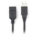 nedis ccgl60010bk20 usb 20 cable usb a male usb a female 200m black extra photo 1