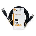 nedis ccgl60100bk30 usb 20 cable usb a male usb b male 10w 300m black extra photo 2