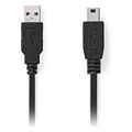 nedis ccgl60300bk30 usb 20 cable usb a male usb mini b 5 pin male 300m black extra photo 1