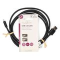 nedis ccgl60600bk10 usb 20 cable usb a male usb c male 15w 100m black extra photo 2