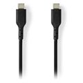 nedis ccgl60750bk10 usb 20 cable usb c male usb micro b male 60w 100m black extra photo 1