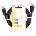 nedis ccgl61500bk05 usb 32 gen 1 cable usb a male usb micro b male 5gbps 050m black extra photo 2