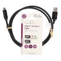 nedis ccgl64655bk20 usb 32 gen 1 type c adapter usb c male hdmi male 4k60hz 200m black extra photo 2