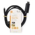 nedis ccgl64655bk20 usb 32 gen 1 type c adapter usb c male hdmi male 4k60hz 200m black extra photo 2