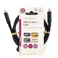 nedis ccgl64750bk10 usb 32 gen 2x1 cable usb c male usb c male 10 gbps 100m black extra photo 2