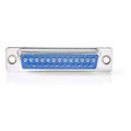 nedis ccgp52812me d sub coupler d sub 9 pin male d sub 9 pin female metal extra photo 3