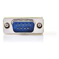 nedis ccgp52812me d sub coupler d sub 9 pin male d sub 9 pin female metal extra photo 1