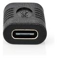 nedis ccgp65960bk10 usb c adapter usb c male 35mm female 100m black extra photo 1