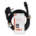 nedis cegl10100bk20 power cable angled schuko male iec 320 c5 200m black extra photo 2