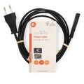 nedis cegl11040bk20 power cable euro male iec 320 c7 200m black extra photo 2