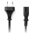 nedis cegl11040wt20 power cable euro male iec 320 c7 200m white extra photo 1