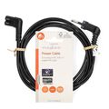 nedis cegl11055bk20 angled power cable euro male iec 320 c7 200m black extra photo 2 nedis cegl11055bk20 angled power cable euro male iec 320 c7 200m black extra photo 2