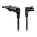 nedis cegl11918bk power cable angled plug with earth contact male open 180m blackp extra photo 1