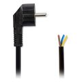 nedis cegl11918bk power cable angled plug with earth contact male open 180m blackp extra photo 1