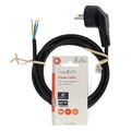 nedis cegl11918bk power cable angled plug with earth contact male open 180m blackp extra photo 2