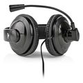 nedis chst210bk pc headset over ear stereo 1x 35mm 2x 35mm black extra photo 5