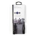 nedis coth15010gy15 balanced xlr audio cable xlr 3 pin male xlr 3 pin female 15 m grey extra photo 3