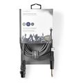 nedis coth23000gy15 mono audio cable 635 mm male 635 mm male nickel plated 150m pvc extra photo 3
