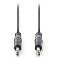 nedis coth23020gy30 stereo audio cable 635mm male 635mm male 300m dark grey extra photo 1
