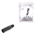 nedis cotp15902bk xlr connector xlr 3 pin female blackp extra photo 1