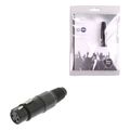 nedis cotp15902bk xlr connector xlr 3 pin female blackp extra photo 1