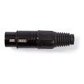 nedis cotp15902bk xlr connector xlr 3 pin female blackp extra photo 2