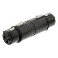 nedis cotp15940bk xlr adapter mono xlr 3 pin female 635 mm male blackp extra photo 1