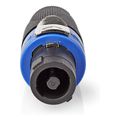 nedis cotp16901bk speaker connector speaker 4 pin male blackp extra photo 2