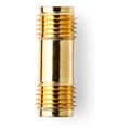 nedis csgb02940gd sma adapter sma female sma female gold plated 50ohm 2pcsp extra photo 1