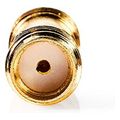 nedis csgb02940gd sma adapter sma female sma female gold plated 50ohm 2pcsp extra photo 2