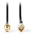 nedis csgl02020bk05 sma cable sma female sma male 050m black extra photo 1