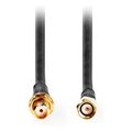 nedis csgl02400bk100 sma cable sma male sma female 100m blackc extra photo 1