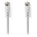 nedis csgl41000wt15 satellite antenna cable f male f male 150m white extra photo 2