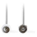 nedis csgl41800wt15 satellite antenna cable f male iec coax male 150m white extra photo 1