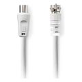 nedis csgl41800wt15 satellite antenna cable f male iec coax male 150m white extra photo 2