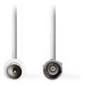 nedis csgl41800wt30 satellite antenna cable f male iec coax male 300m white extra photo 1