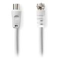 nedis csgl41800wt30 satellite antenna cable f male iec coax male 300m white extra photo 2