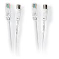 nedis csgp4500wt30 coax cat6 combination cable with connectors 30 mpn extra photo 2