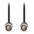 nedis cvgl01000bk20 bnc video cable bnc male bnc male 75ohm 200m black extra photo 2