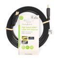 nedis cvgl34100bk20 high speed flat cable with ethernet 4k30hz 200m black extra photo 1