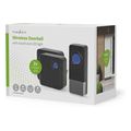 nedis doorb310bk2 wireless doorbell set with 2 receivers and 58 melodies blackp extra photo 5
