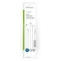 nedis hpwd2021wt wired earphones 35mm with cable length 120m built in microphone white extra photo 2