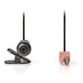 nedis miccj100bk wired microphone clip on 35 mm black extra photo 1