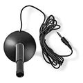 nedis micsj100bk wired microphone stand adjustable angle 35 mm extra photo 3